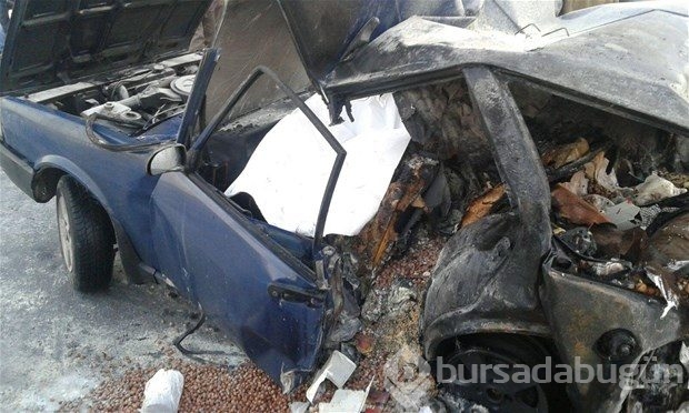 Araçtan geriye bunlar kaldı: 2 ölü