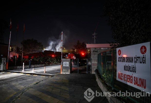 Atatürk Orman Çiftliği'nde korkutan yangın