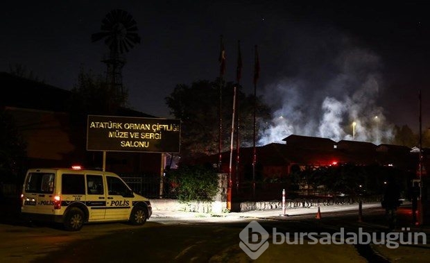 Atatürk Orman Çiftliği'nde korkutan yangın