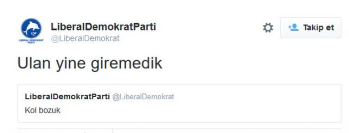 Sosyal medyanın gündemi LDP'nin tweetleri