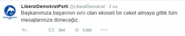 Sosyal medyanın gündemi LDP'nin tweetleri