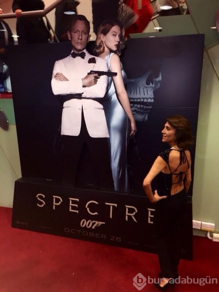 James Bond'un galasına katıldı!