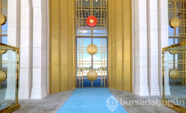 İşte Cumhurbaşkanlığı Sarayı'nın içi