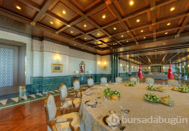 İşte Cumhurbaşkanlığı Sarayı'nın içi