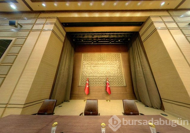 İşte Cumhurbaşkanlığı Sarayı'nın içi