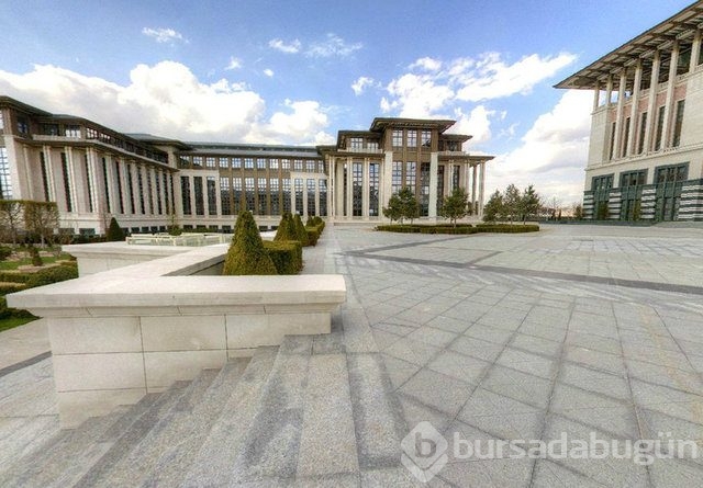 İşte Cumhurbaşkanlığı Sarayı'nın içi