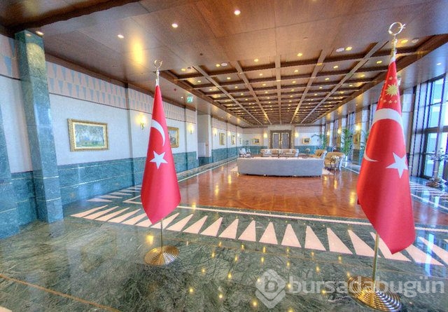 İşte Cumhurbaşkanlığı Sarayı'nın içi