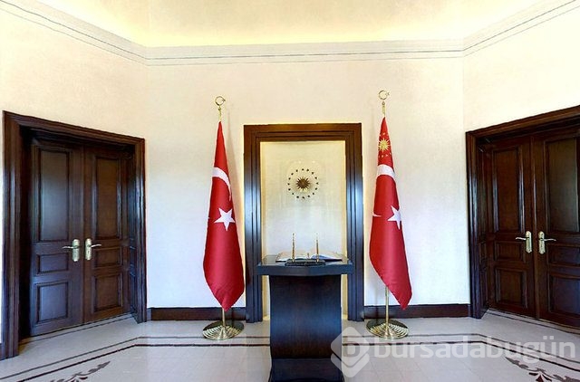 İşte Cumhurbaşkanlığı Sarayı'nın içi
