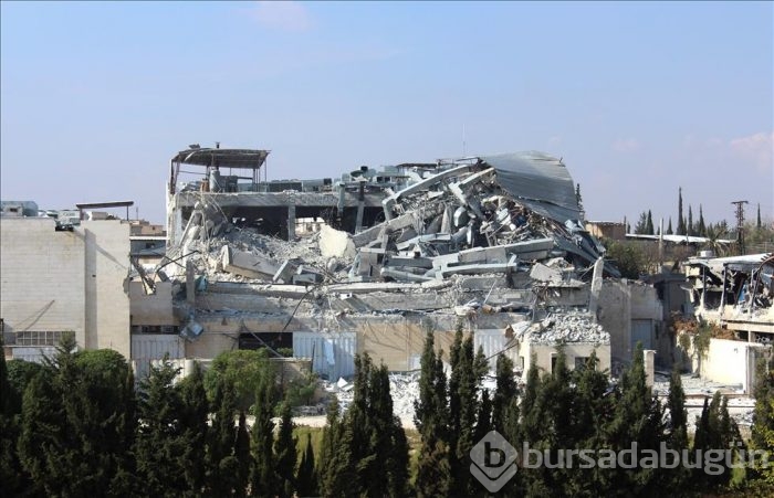 Rus uçakları Suriye'de hastane ve ilaç fabrikasını vurdu