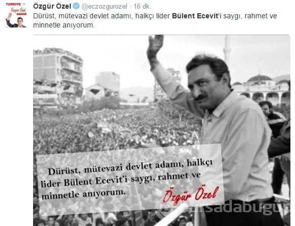 Ölümünün 9. yılında Ecevit unutulmadı