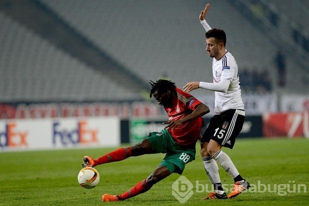 Beşiktaş- Lokomotiv Moskova maçından kareler