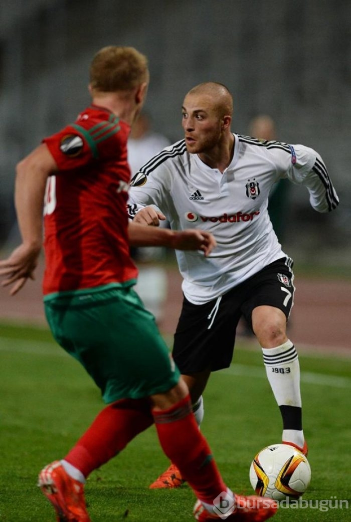 Beşiktaş- Lokomotiv Moskova maçından kareler