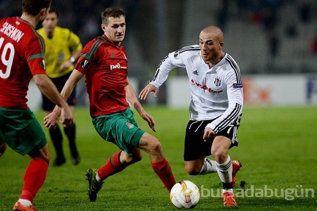 Beşiktaş- Lokomotiv Moskova maçından kareler