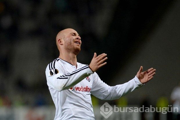 Beşiktaş- Lokomotiv Moskova maçından kareler