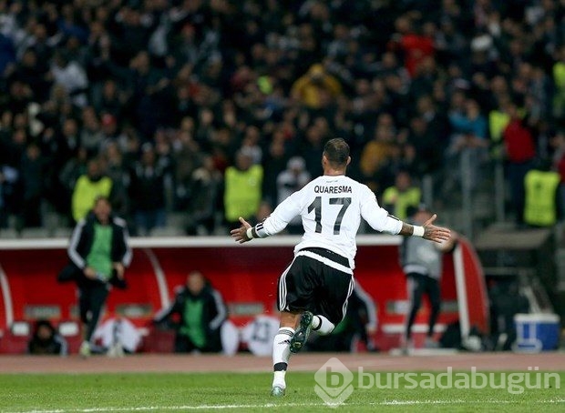 Beşiktaş- Lokomotiv Moskova maçından kareler