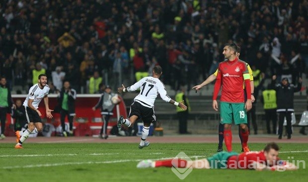Beşiktaş- Lokomotiv Moskova maçından kareler
