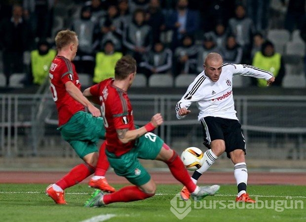 Beşiktaş- Lokomotiv Moskova maçından kareler