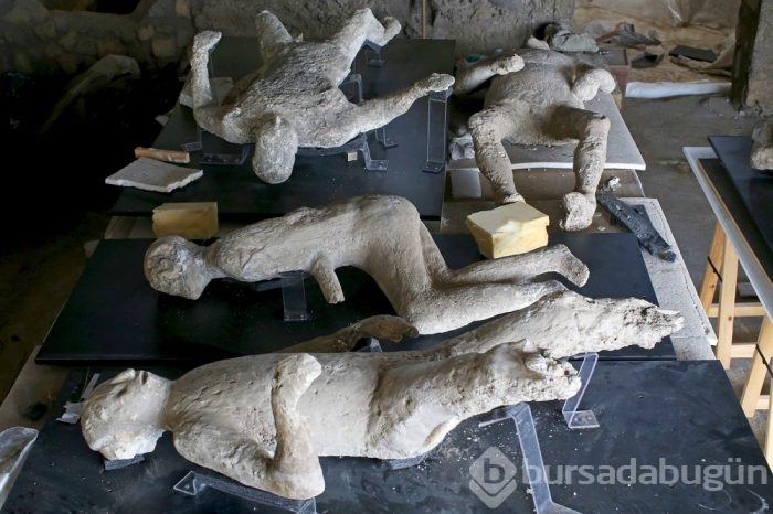 Taş kesilen şehir Pompei