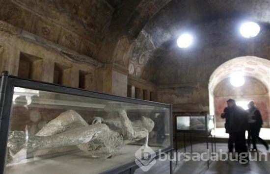 Taş kesilen şehir Pompei