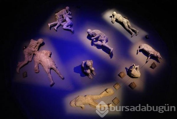 Taş kesilen şehir Pompei