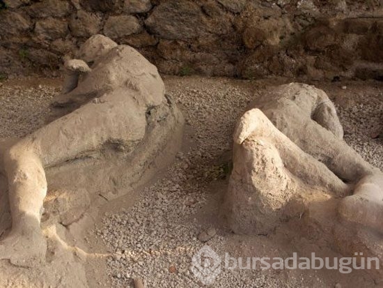 Taş kesilen şehir Pompei