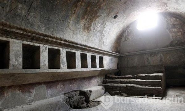 Taş kesilen şehir Pompei
