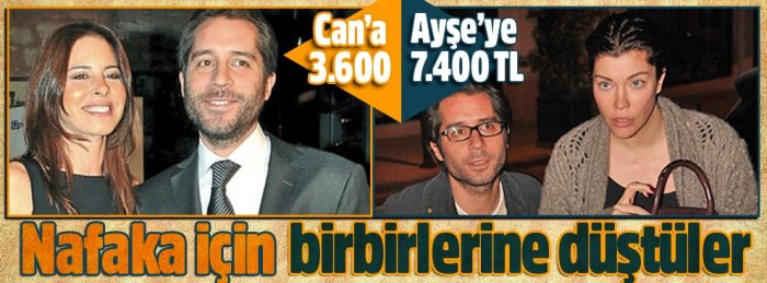Eski eşlerin nafaka kavgası 