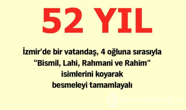 Kaç yıl oldu?
