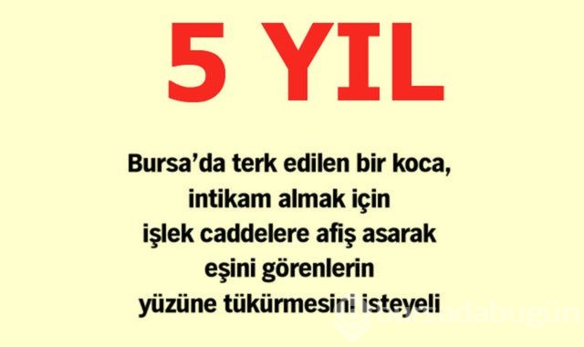 Kaç yıl oldu?