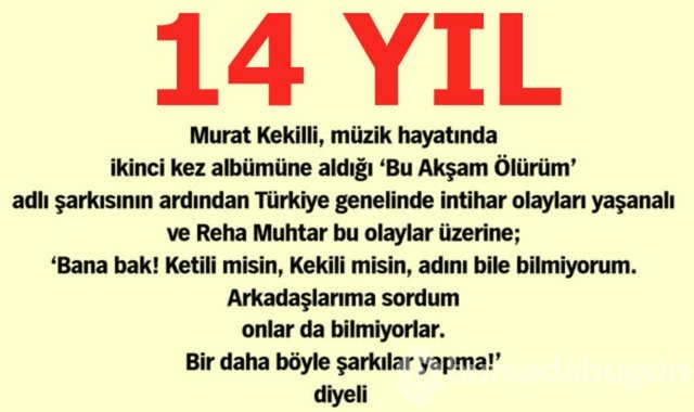 Kaç yıl oldu?