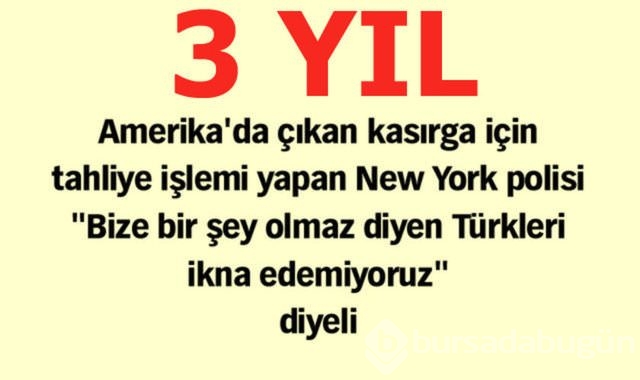 Kaç yıl oldu?