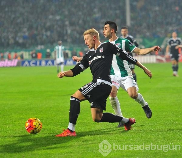Bursaspor - Beşiktaş maçından kareler