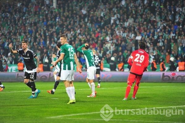 Bursaspor - Beşiktaş maçından kareler