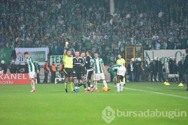 Bursaspor - Beşiktaş maçından kareler