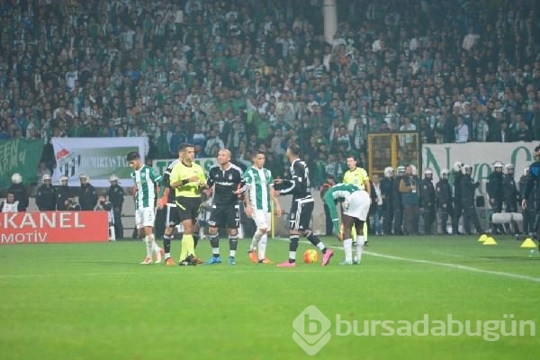 Bursaspor - Beşiktaş maçından kareler