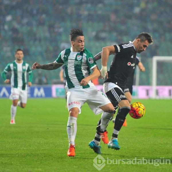 Bursaspor - Beşiktaş maçından kareler