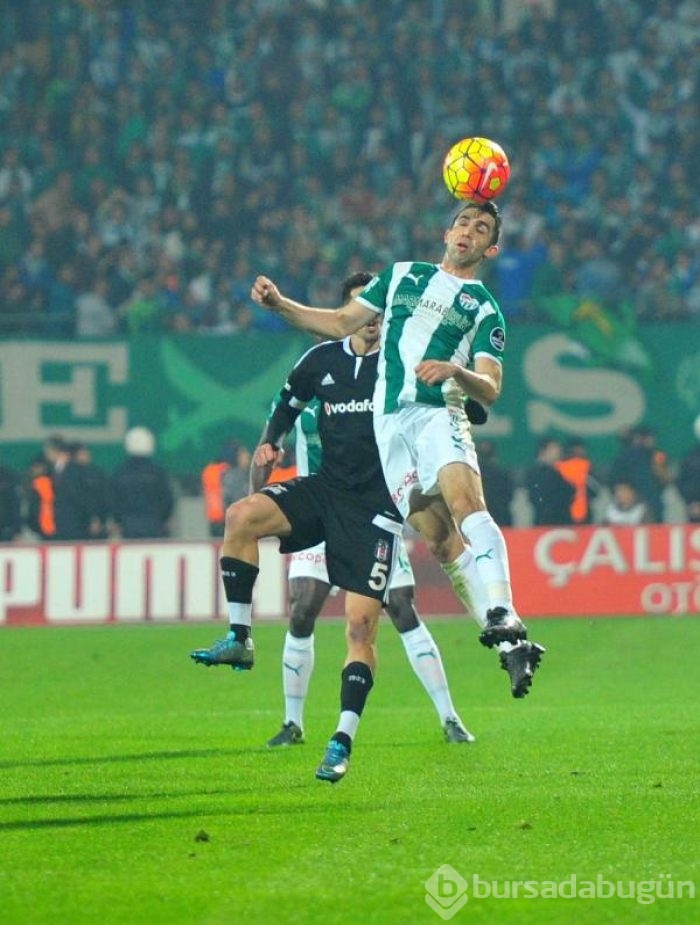 Bursaspor - Beşiktaş maçından kareler