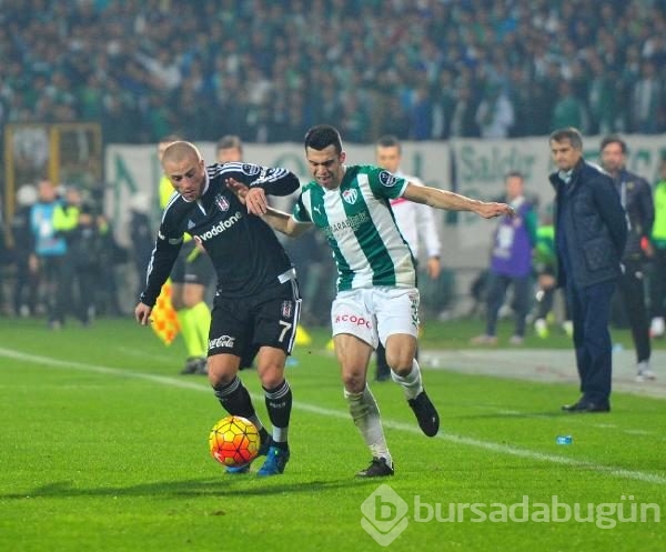 Bursaspor - Beşiktaş maçından kareler