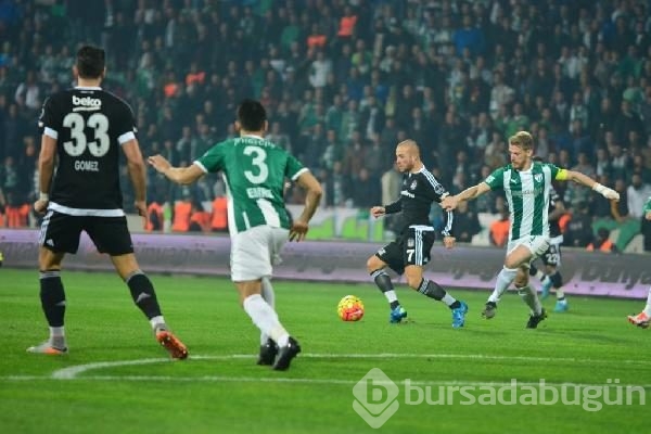 Bursaspor - Beşiktaş maçından kareler