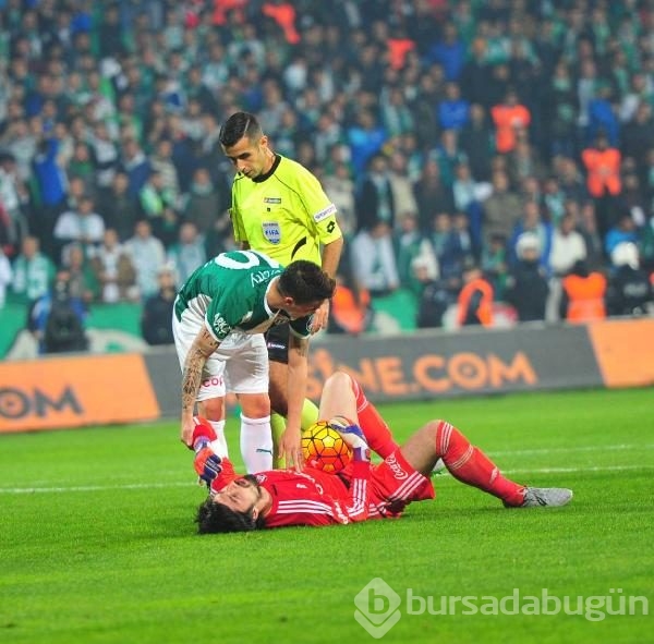Bursaspor - Beşiktaş maçından kareler