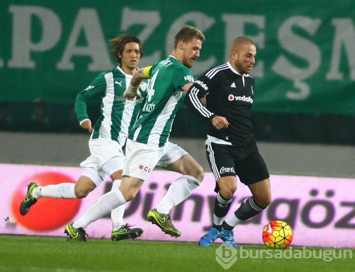 Bursaspor - Beşiktaş maçından kareler