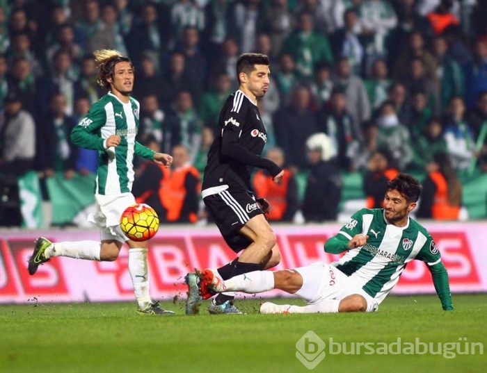 Bursaspor - Beşiktaş maçından kareler