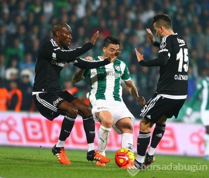 Bursaspor - Beşiktaş maçından kareler