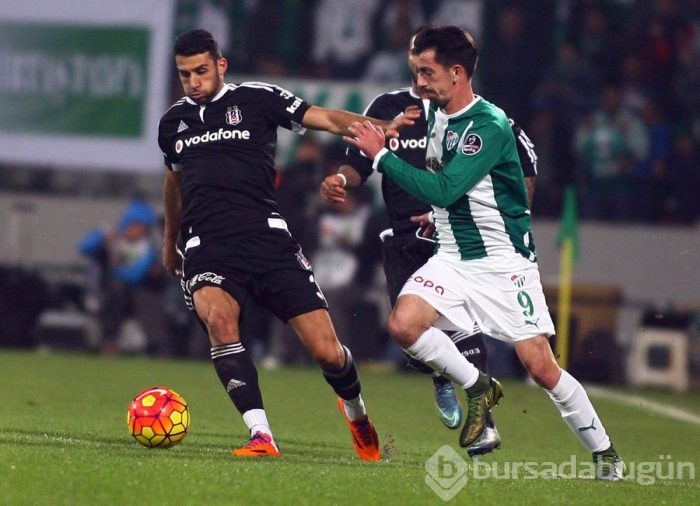 Bursaspor - Beşiktaş maçından kareler