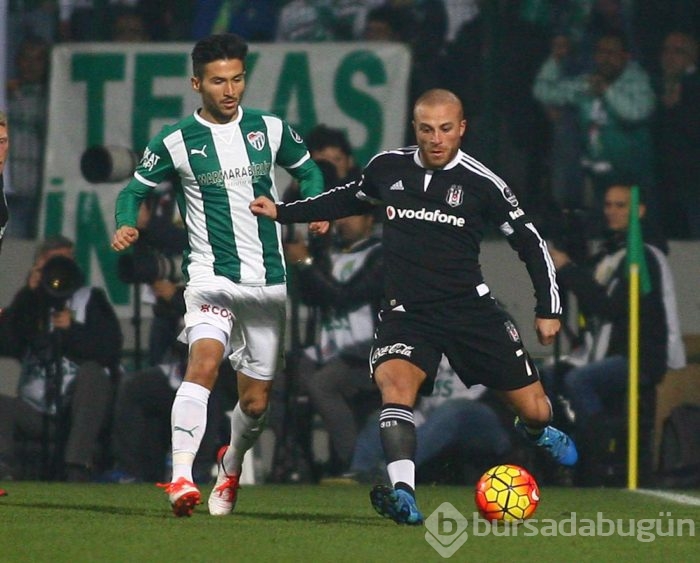Bursaspor - Beşiktaş maçından kareler