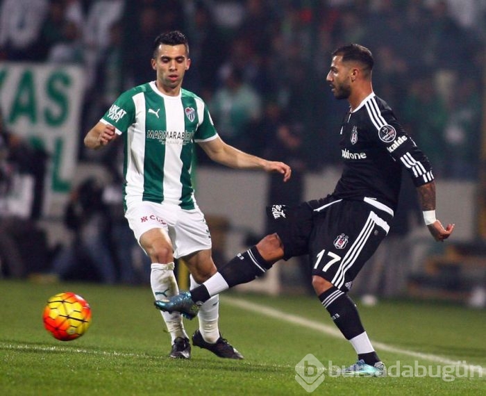 Bursaspor - Beşiktaş maçından kareler