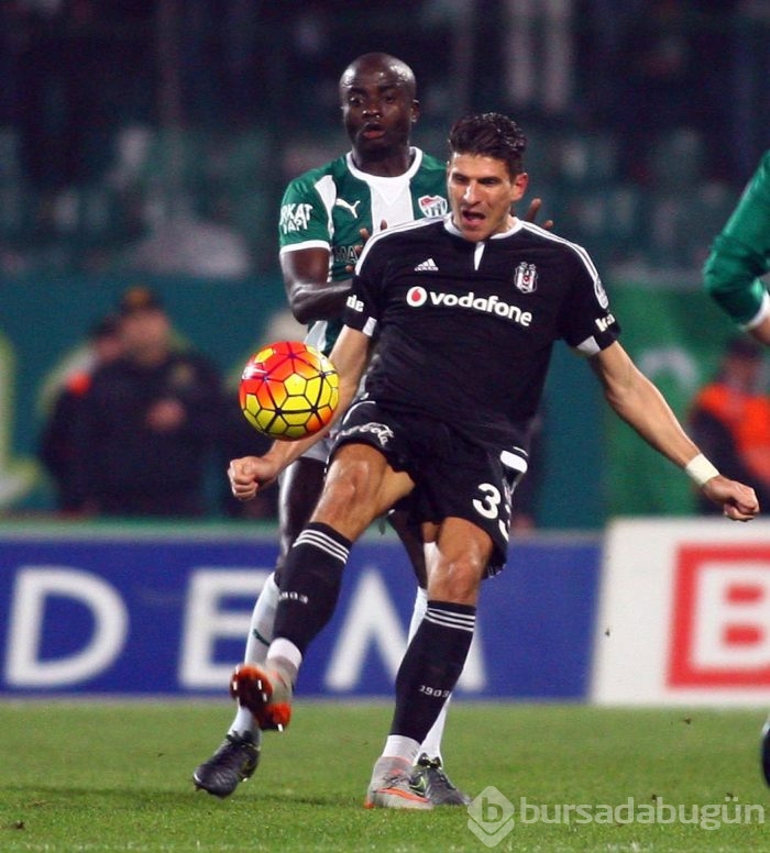 Bursaspor - Beşiktaş maçından kareler