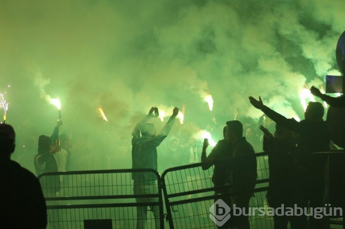 Bursaspor - Beşiktaş maçından kareler