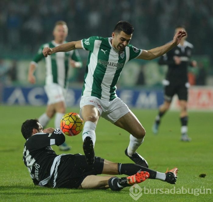 Bursaspor - Beşiktaş maçından kareler