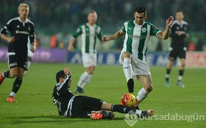 Bursaspor - Beşiktaş maçından kareler
